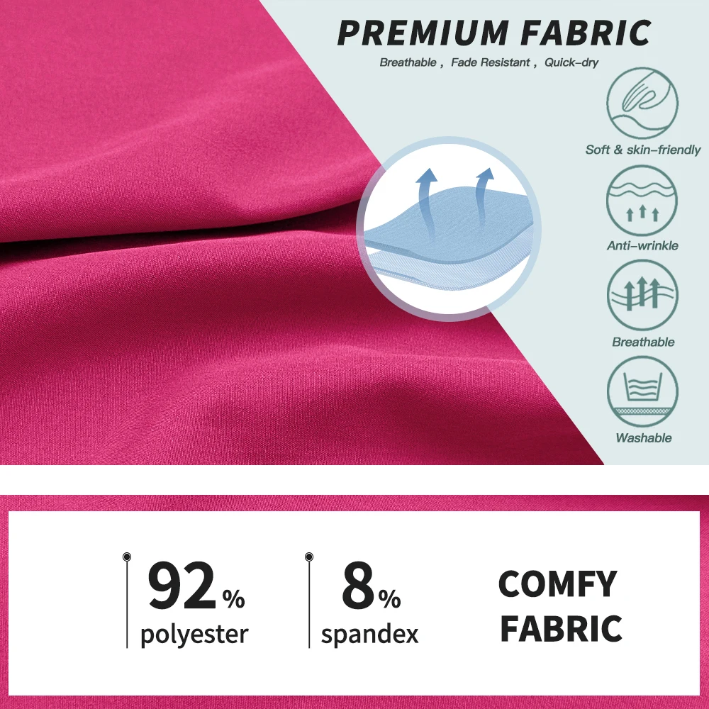 Women's breathable 2-piece surgical scrub set — coordinated top and pants in {color} – view 3