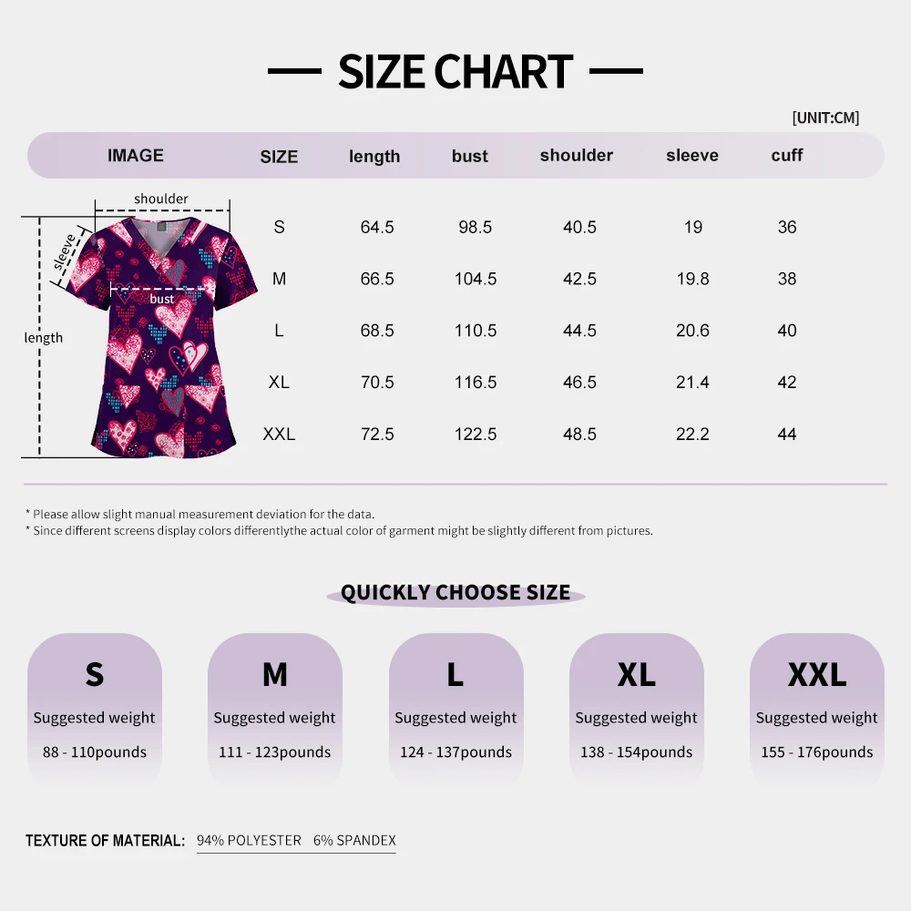 Wholesale Medical Clothing for Women Mens Scrubs Cute Printing Nursing Top Dental Clinic Beauty Healthcare Pharmacy Work Clothes