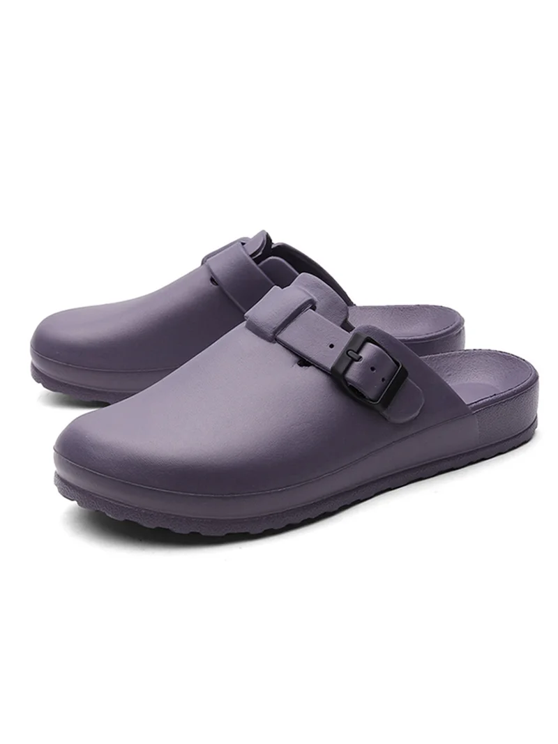 Unisex EVA waterproof medical slipper — anti-slip work shoe in {color} – view 2