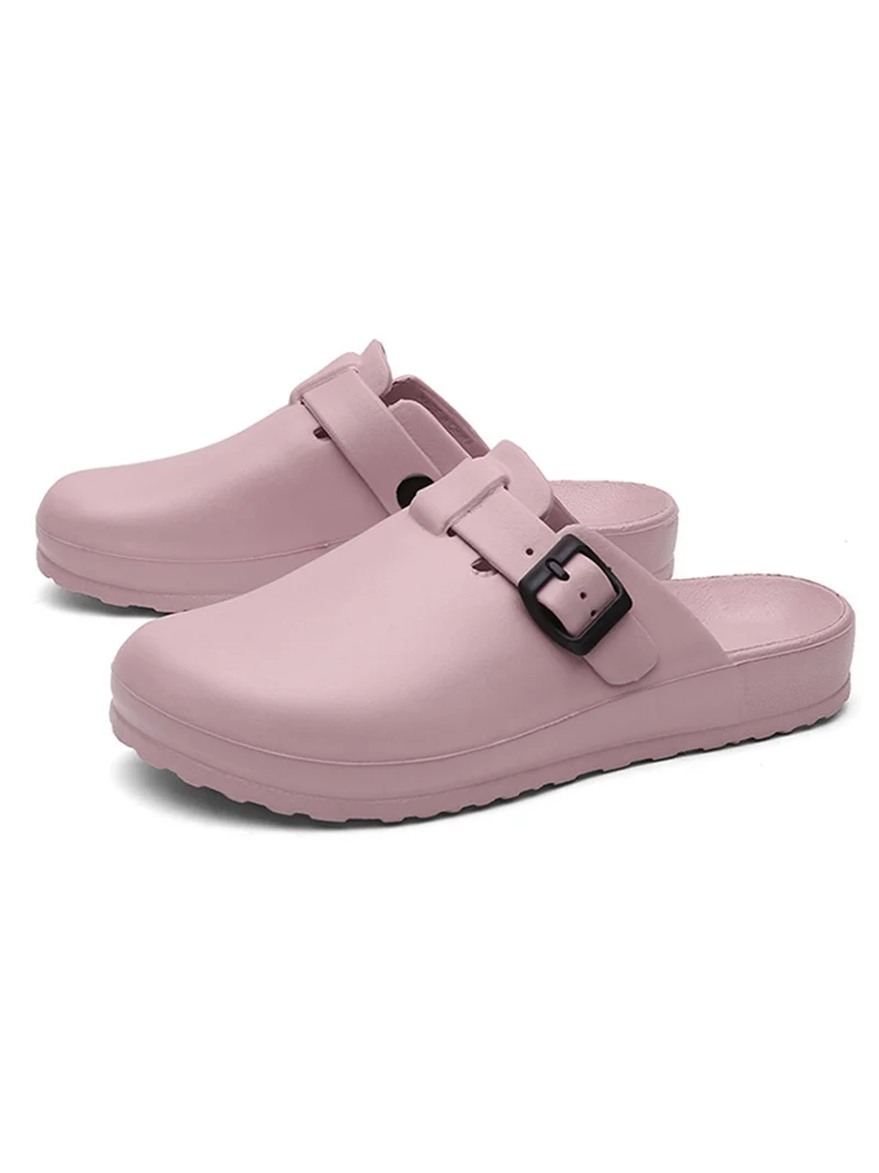 Unisex EVA waterproof medical slipper — anti-slip work shoe in {color} – view 4