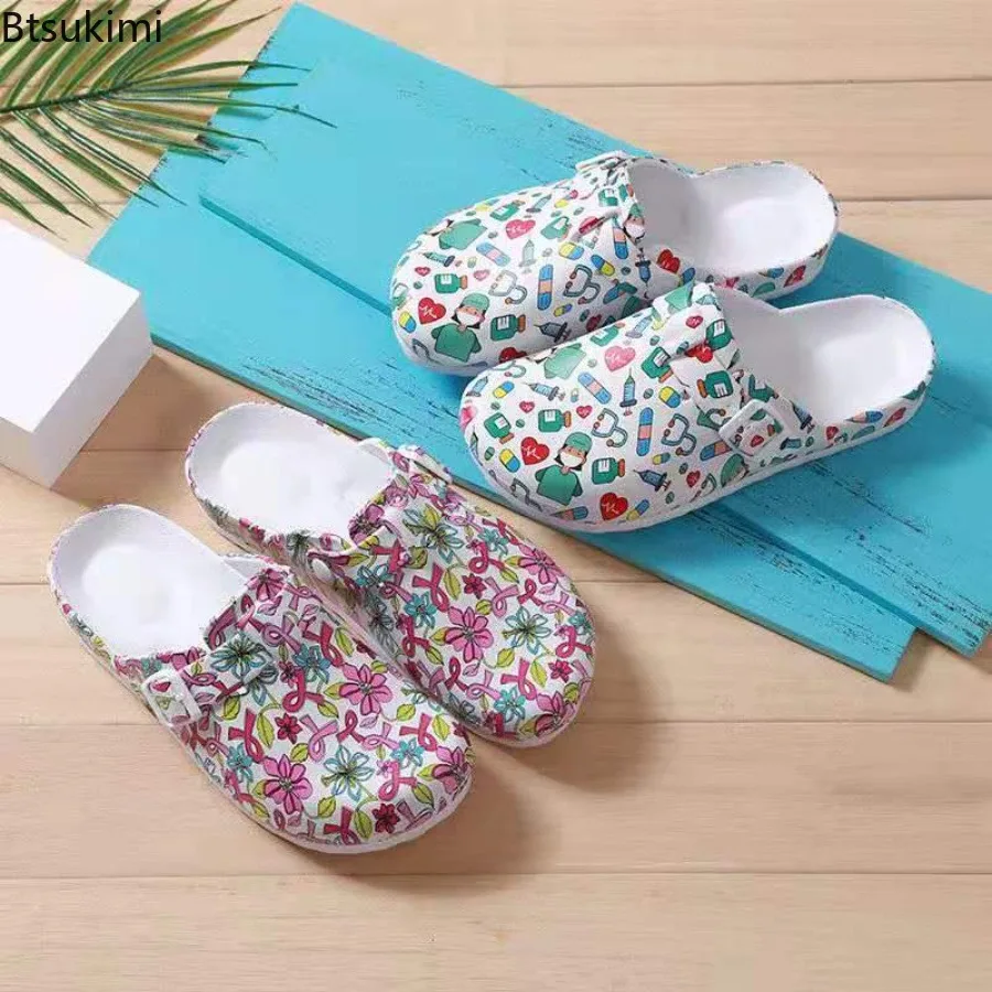 2026 women's EVA clogs in {print} — sizes 36-41, lightweight breathable non-slip EVA – view 2