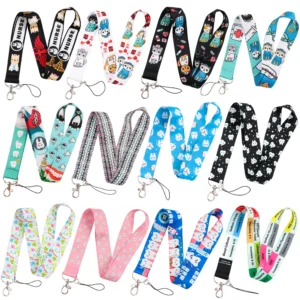 LX1094 Medical Doctor Nurse Dogs Cats Shaped Lanyard Dentist Neck Strap For Keys Mobile Phone USB ID Card Holder Phone Straps