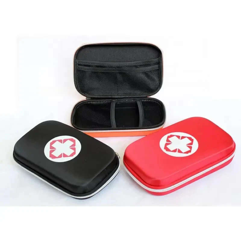 Portable EVA travel first aid kit bag — compact organizer for home, travel and sports. – view 3