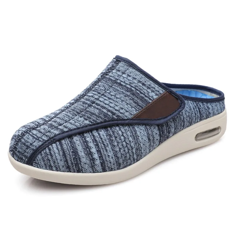 {color} air‑cushion slip‑on mesh walking shoes with flat platform and EVA insole – view 2