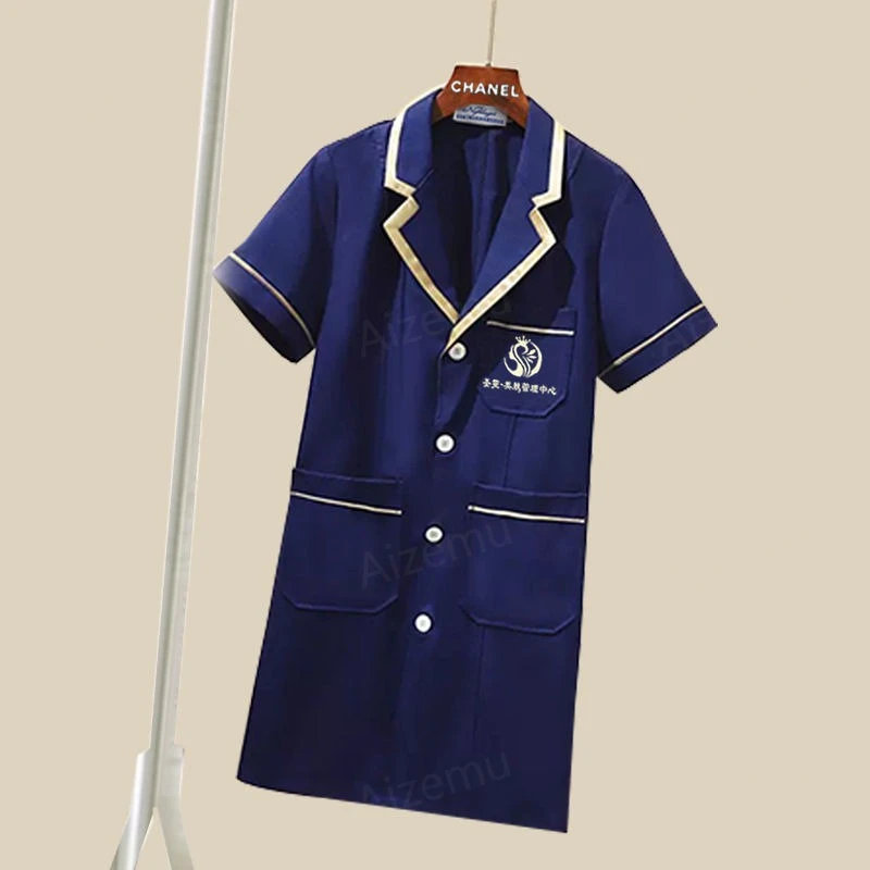 Spa lab coat — {color} — size {size} – view 3