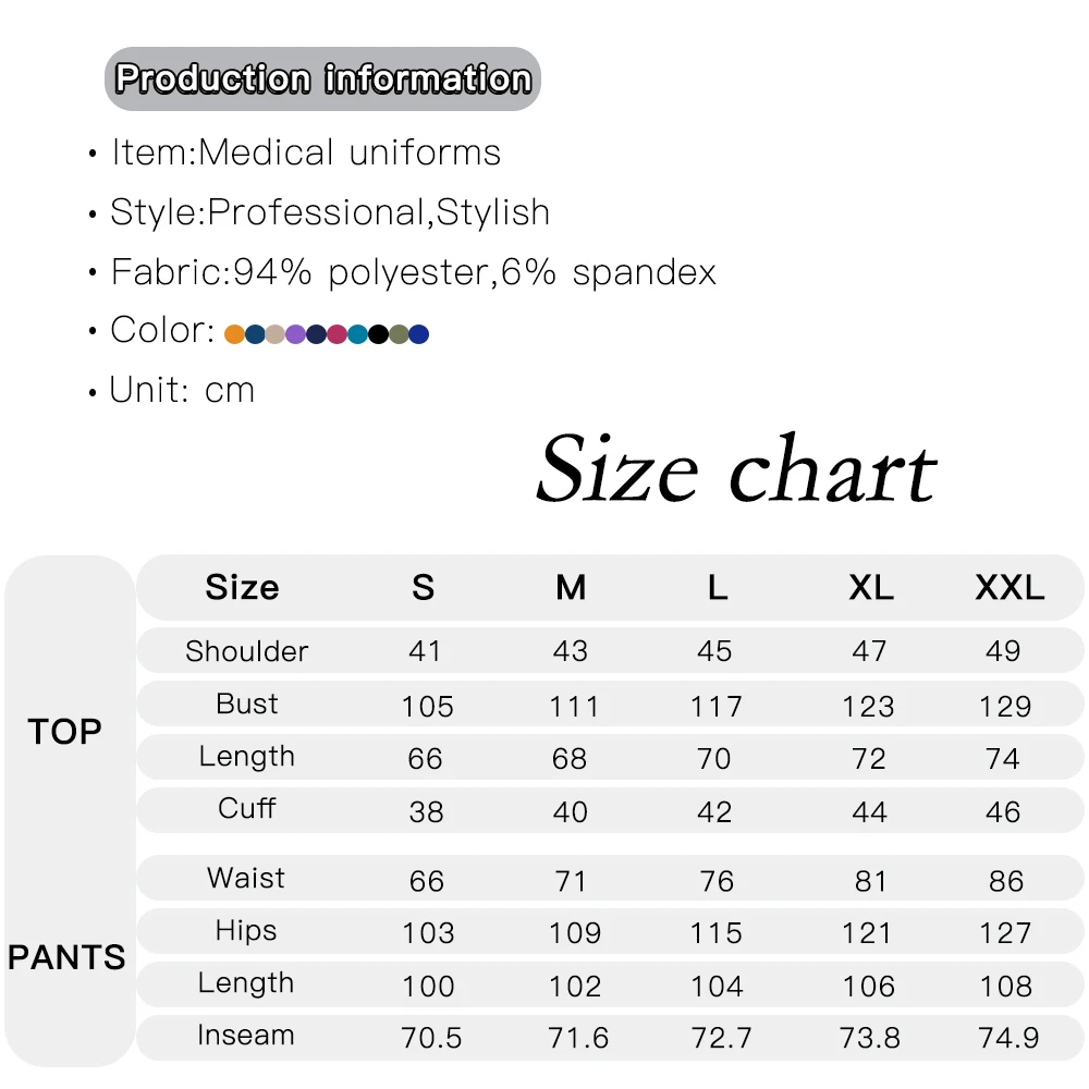 Women's breathable scrub set in {color} — scrub top and jogger pants with pocket detail – view 2