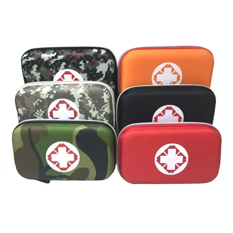 Portable EVA travel first aid kit bag — compact organizer for home, travel and sports.