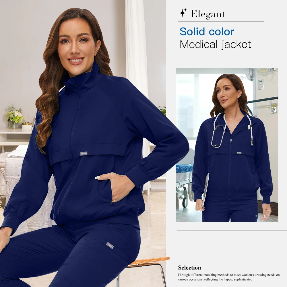 Clinical medical jacket — {view} – view 2