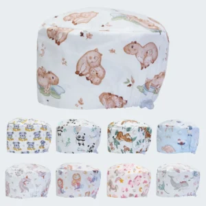 Woman Operating Hats Premium Cotton Surgical Caps High Quality Nurse Accessories Cute Animal printed Dentist Scrub Hats K1075