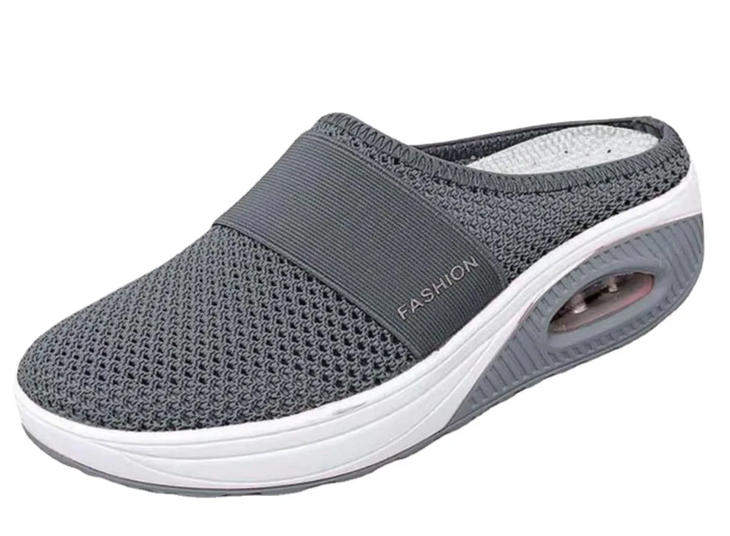 {color} women’s wedge slipper with breathable mesh upper, EVA insole and rubber anti-slip sole — sizes 35–43 – view 2