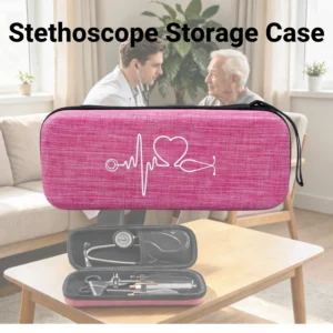Stethoscope Storage Case,Compact Carry Organizer for Littmann Classic Stethoscope, Tool Kit Box Medical Equipment Accessories
