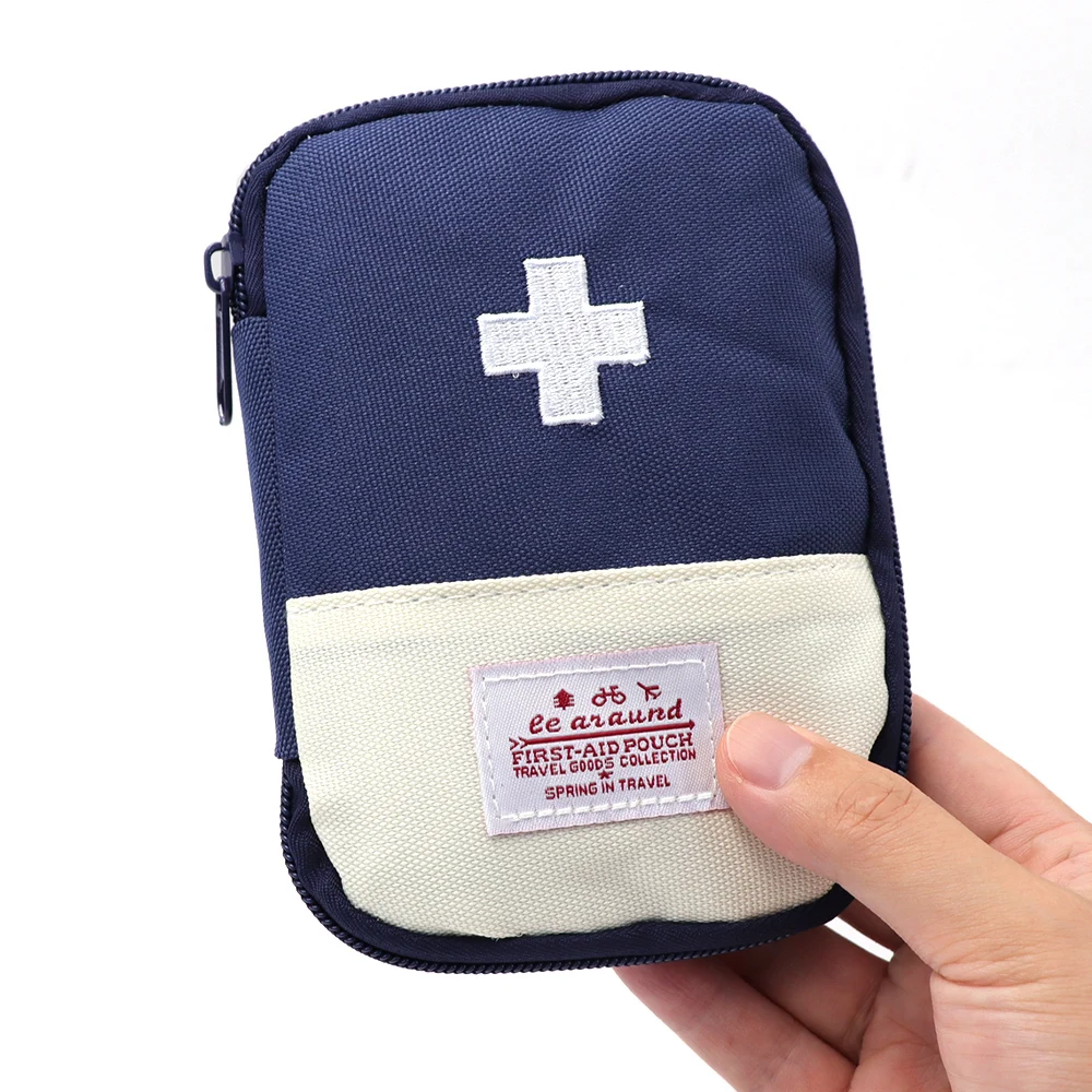 Portable first aid kit bag — emergency pouch for travel, home and car – view 3