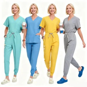 {title} — unisex short-sleeve scrub set product image
