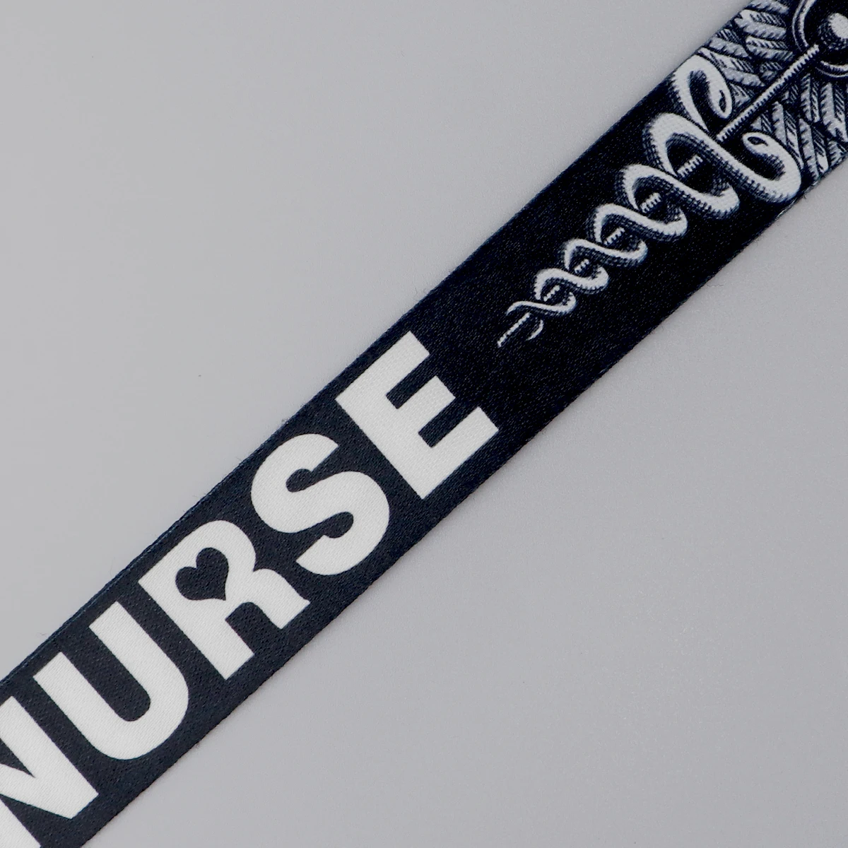 Medical symbol lanyard, 17.7-inch neck strap for ID, keys, phone and USB – view 3