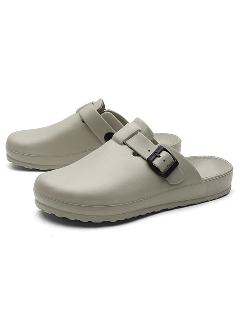 Unisex EVA waterproof medical slipper — anti-slip work shoe in {color} – view 3