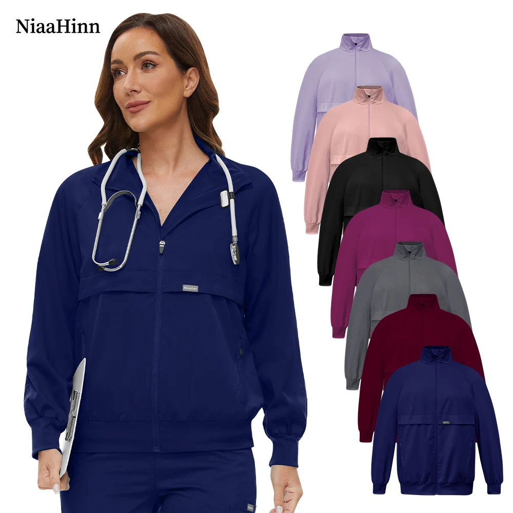 Clinical medical jacket — {view}