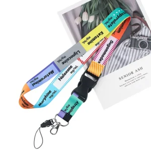 ICU Doctor Lanyard Key Chain for Nurses, BK/MC