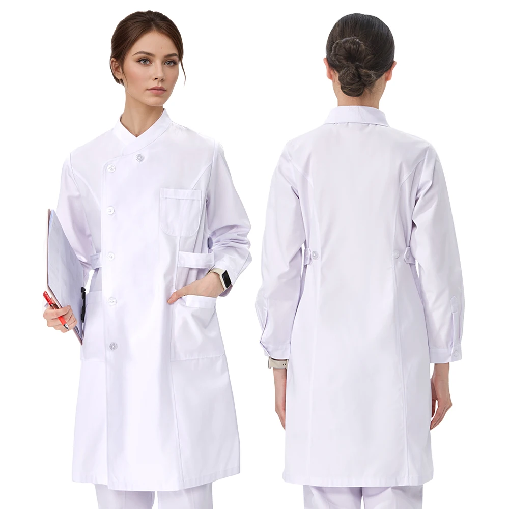 White nurse dress medical uniform — {view} — {size} – view 2