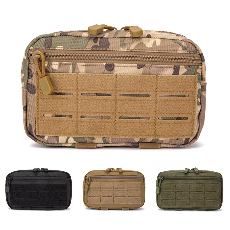 {title} on a neutral background showing the compact, MOLLE-compatible utility pouch for EDC and first-aid carry – view 4